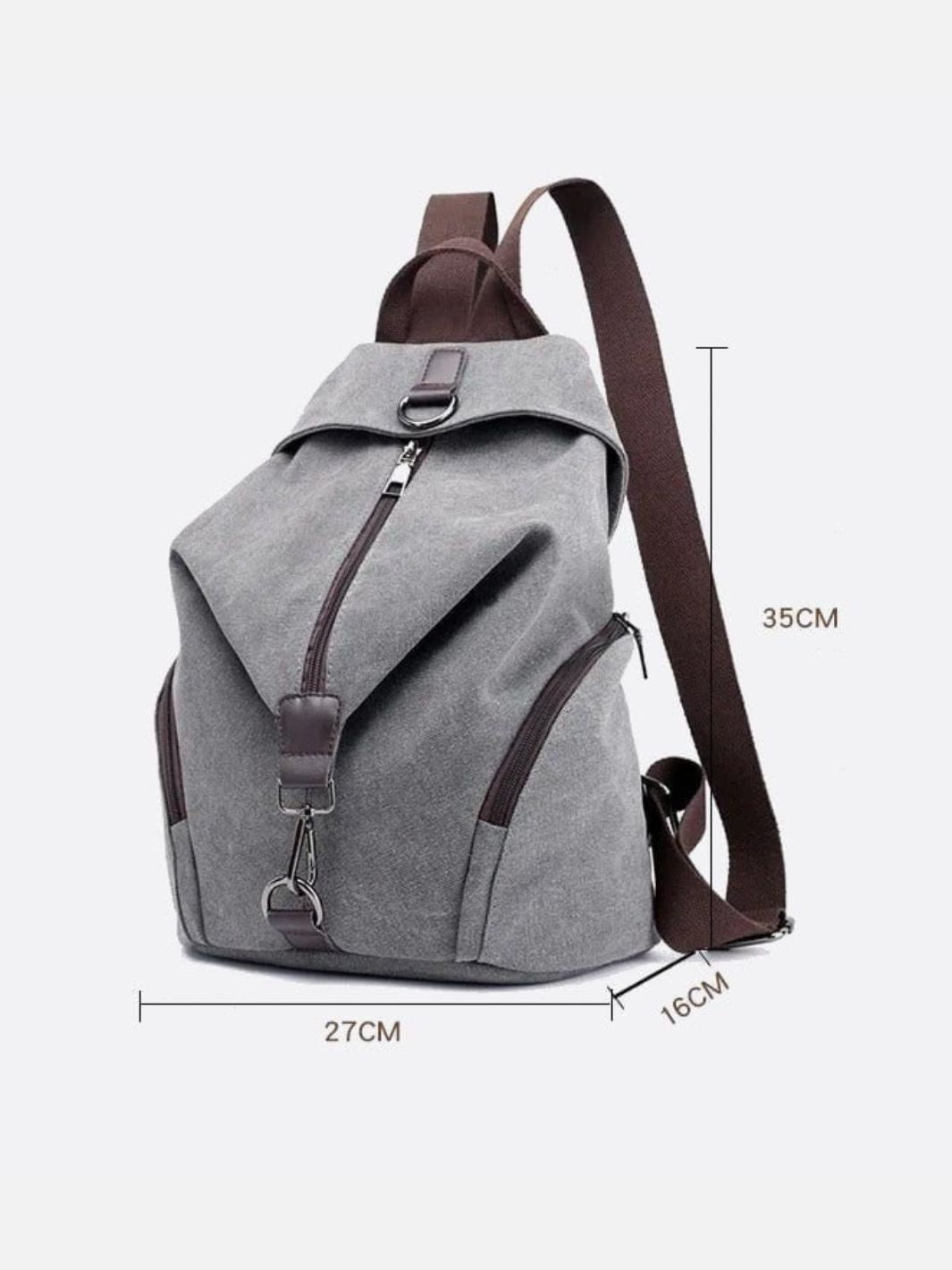 Canvas backpack