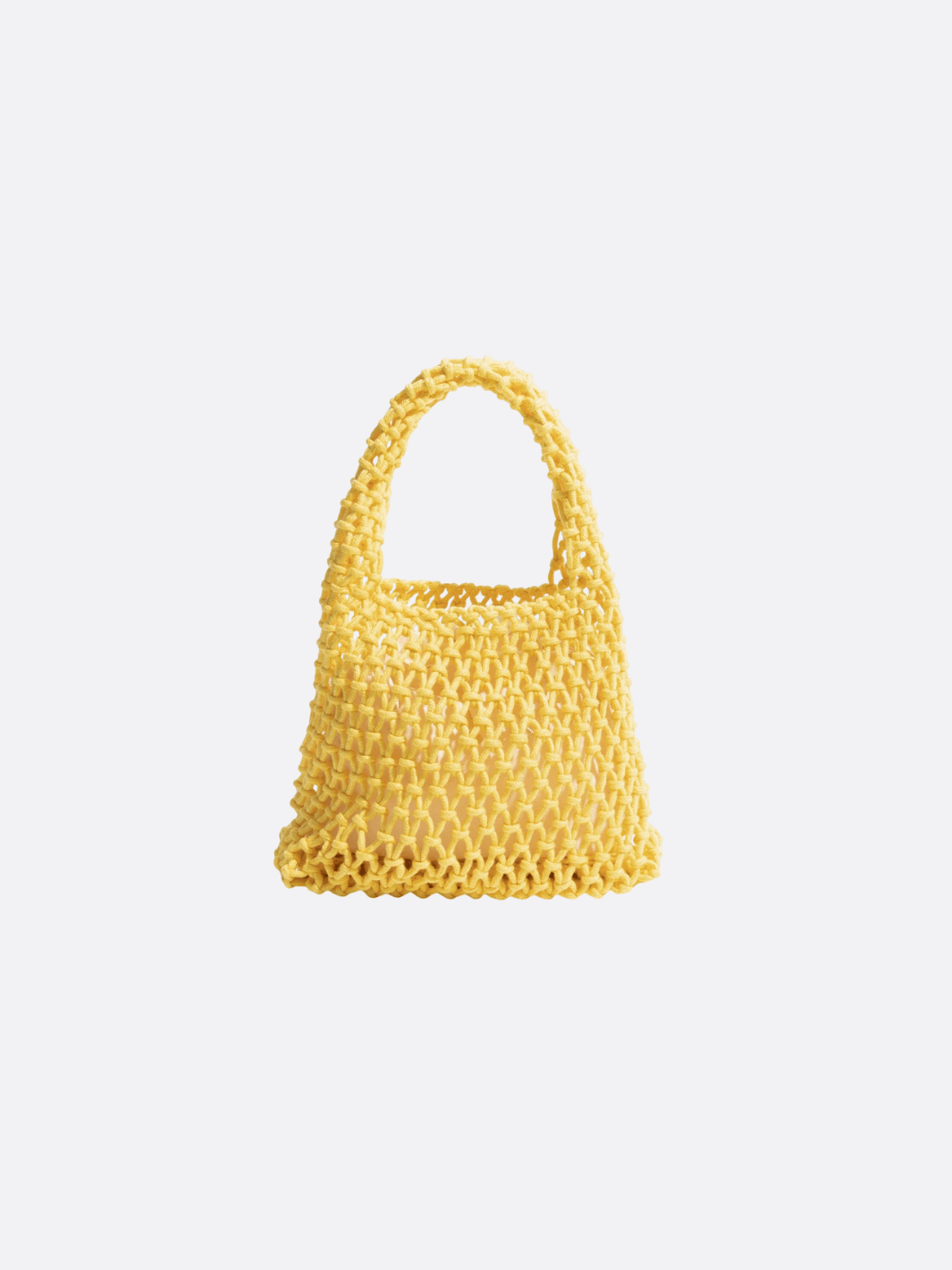 sac à main filet jaune
