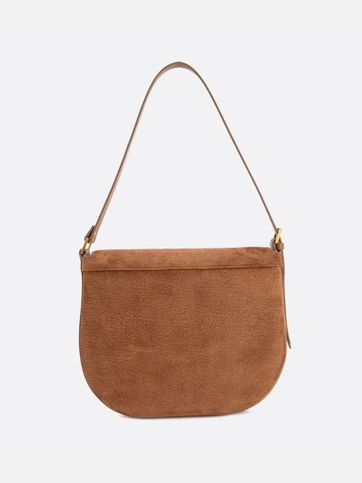 Leather shoulder bag