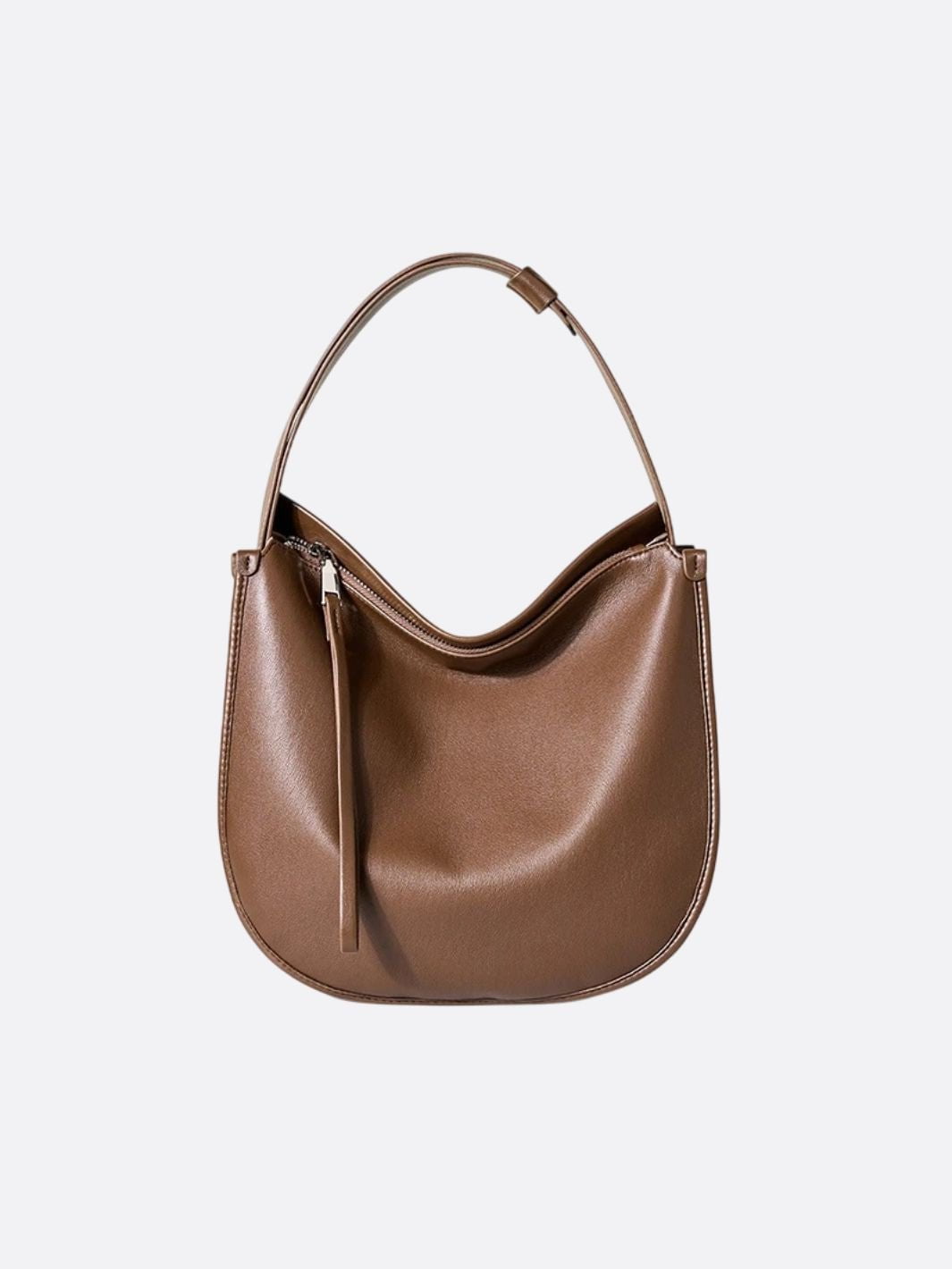 Soft leather shoulder bag