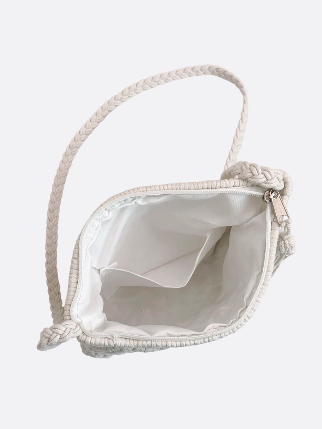 Macrame satchel bag