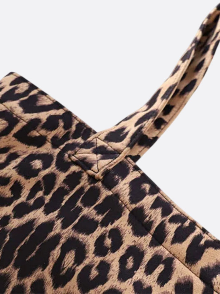 Leopard tote bag