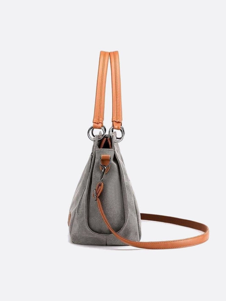 Canvas shoulder bag