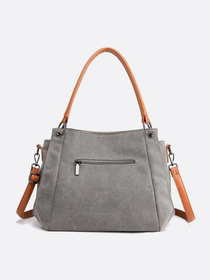 Canvas shoulder bag