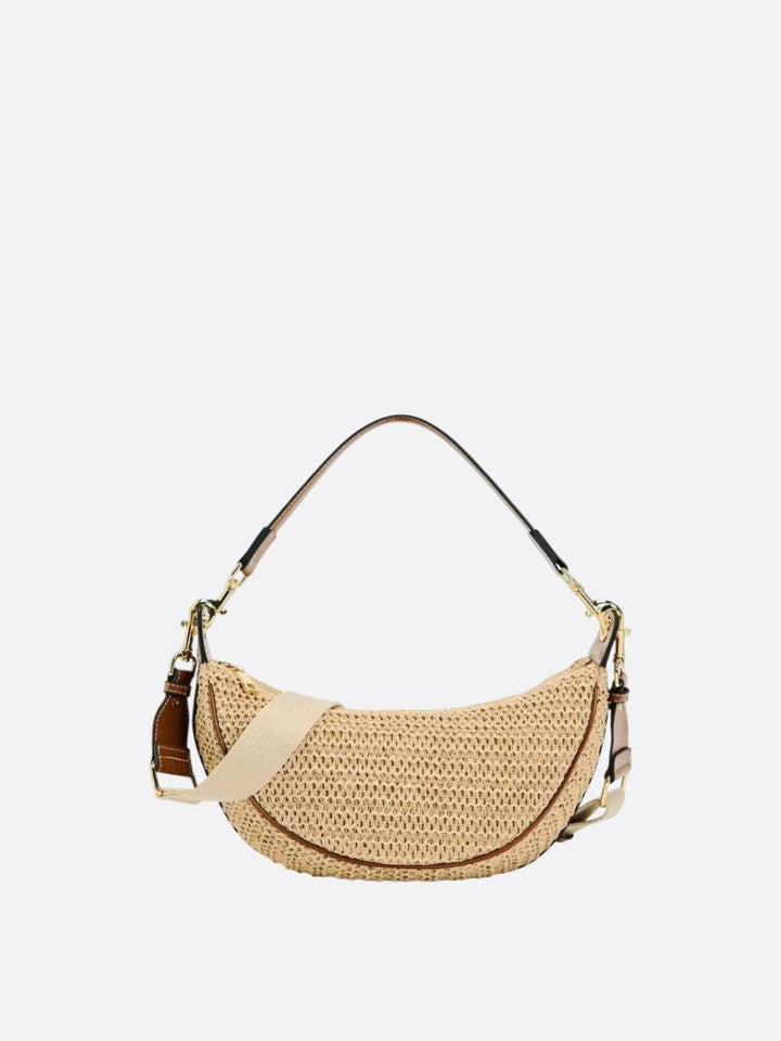 sac demi-lune paille