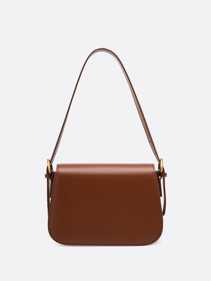 Leather shoulder bag