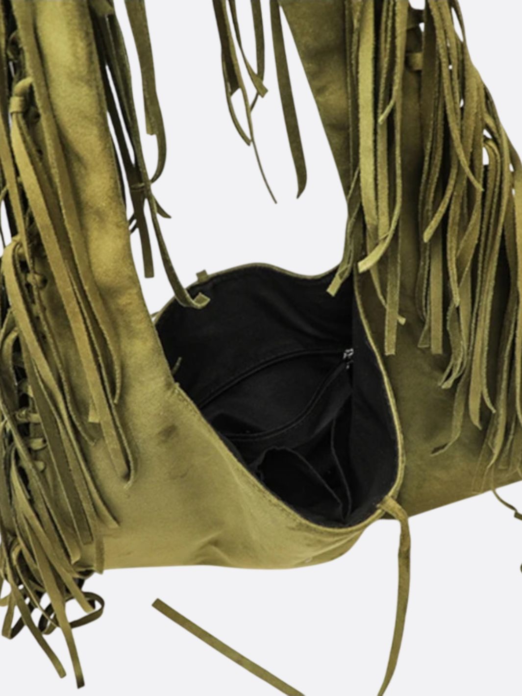 Suede tote bag