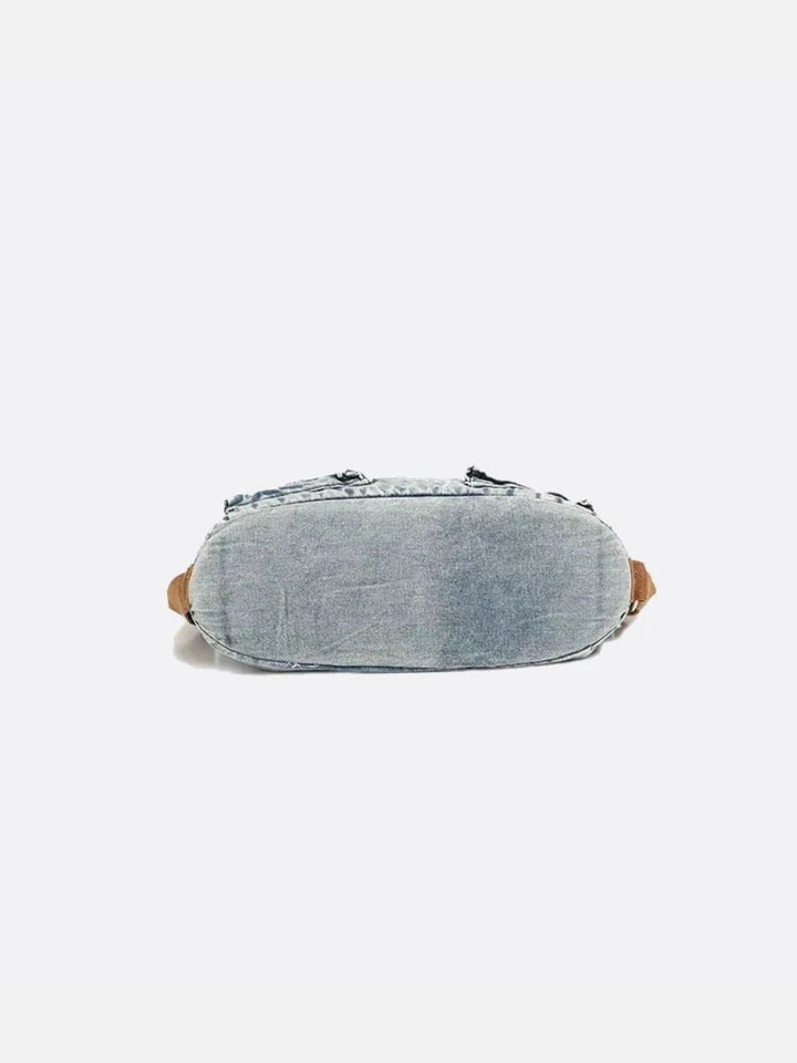 Denim tote bag