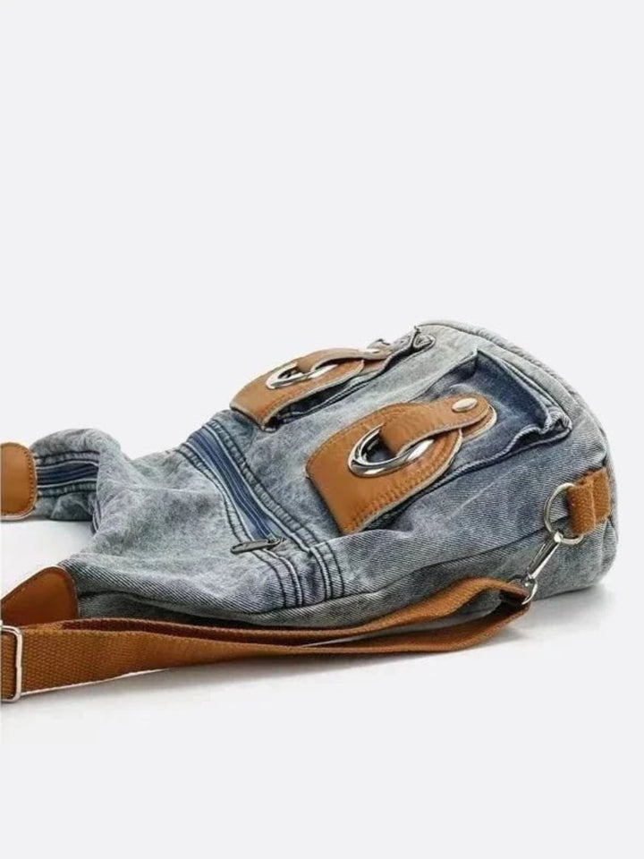Denim tote bag