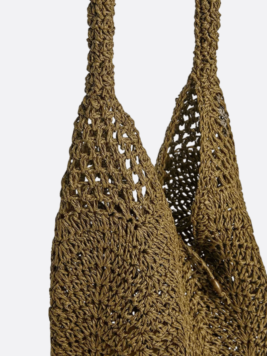 Straw tote bag